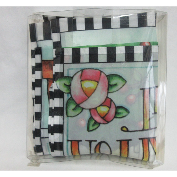 Mary Engelbreit NEW Lg Garden Flag Banner NO MATTER WHERE YOU GO...THERE YOU ARE - Picture 4 of 4